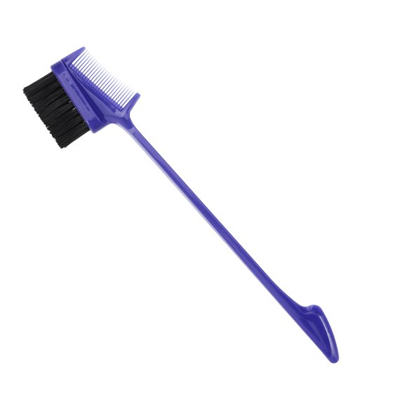 Dual Comb Eyebrow Brushes, Eyelash Comb Eyebrow Brush for Women, Eyelash Eyebrow Travel Makeup Tool, Blue 6.77" Length