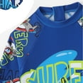 thumbnail image 6 of Baby Boy Swimsuit Boys' Swimwear1 Piece Zipper Bathing Suit Toddler Sun Rash Guard Short Sleeve Dinosaur Surfing Suit Upf 50+ Bathing Suits for Teens Blue 6 Years-7 Years, 6 of 7