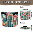 thumbnail image 2 of Haosy Cactus and Desert Flower Golf Mallet Putter Cover Strong Magnetic Leather Golf Club Headcover Closure, 2 of 7