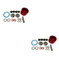 thumbnail image 1 of Vogacara Juego de engranajes diferenciales de metal para 1/10 Rc LOSI Baja Rey 4WD Experimente un funcionamiento y preciso rojo rojo 2Conjunto, 1 of 6