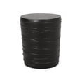 thumbnail image 4 of Noble House Indoor 16" Light-Weight Concrete Side Table, Black, 4 of 6
