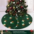 thumbnail image 3 of SKYSONIC St. Patricks Christmas Tree Skirt Home Decoration Large Round Christmas Tree Skirt for Holiday Party Home Christmas Day Ornaments 35.4 Inch, 3 of 6