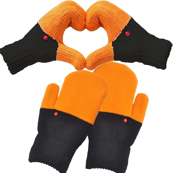 Funny Knit Silly Goose Gloves & Mittens for Women & Kids – Cold Winter Fleece Lined Warm Gloves with Elastic Cuffs, Perfect Cold Weather Gift