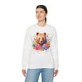 thumbnail image 4 of Unisex Floral Bear Sweatshirt, Animals Sweatshirt, Floral Sweatshirt, Art Design Sweatshirt, 4 of 72
