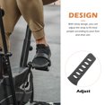 thumbnail image 2 of FOMIYES Sports Training Plastic Black Longer Fitness Enhancement Pedal Strap 1 Pair sports bike pedal straps, 2 of 7