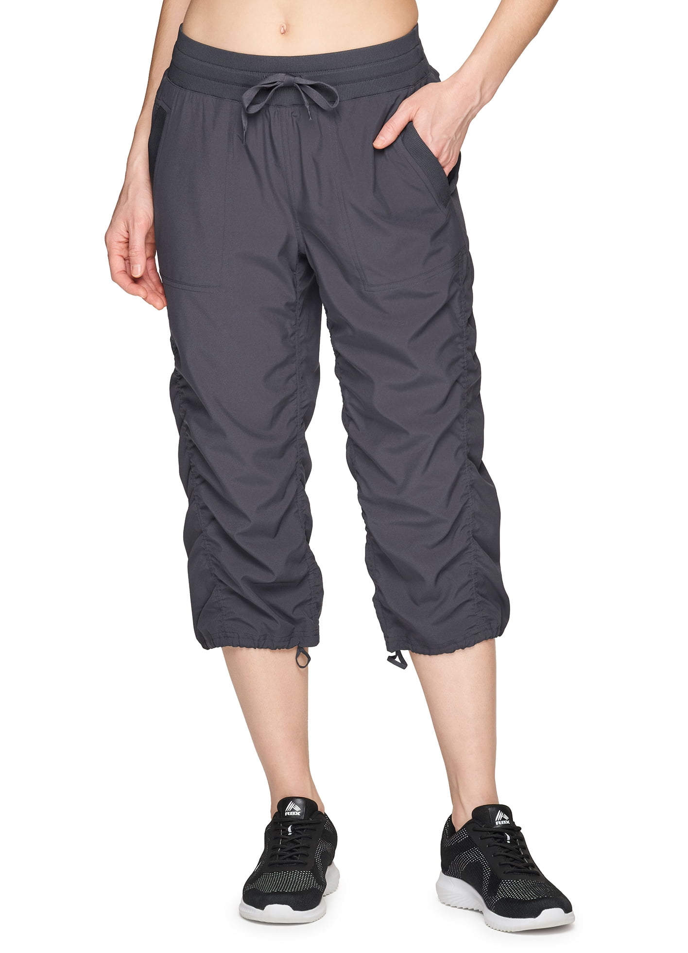 Plus Size Lightweight Capris RBX Active Women's Lightweight Woven