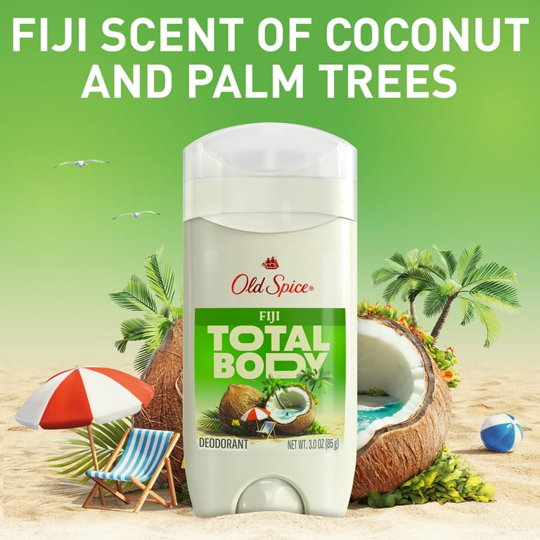 Old Spice Whole Body Deodorant Aluminum Free Stick, Fiji Total