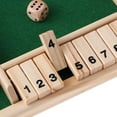 thumbnail image 4 of 4-Sided Numbers Shut the Game Adults Family Toy Table, 4 of 8