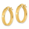 thumbnail image 3 of FJC Finejewelers 14 kt Yellow Gold Hoop Polished Earrings 19 mm x 18 mm, 3 of 6