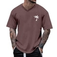 thumbnail image 1 of Camisetas de Trabajo de Manga Larga para Hombres Protección Solar, Deportes Manga Corta V Cuello Algodón Camisetas para el Verano Y Casual, 1 of 4