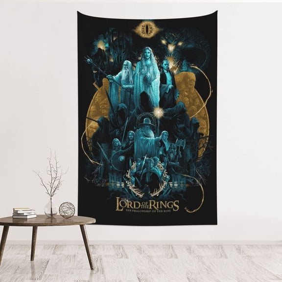 Tapestry Wall Blanket,The Lord Of The Rings Backdrop Poster Wall Hanging Room Decor For Dormitory Bedroom (60 X 40 Inches)