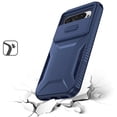 thumbnail image 3 of For Google Pixel 9 6.3inch Ultimate U Design Hybrid with Camera Window Covering - Dark Blue, 3 of 3