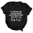 thumbnail image 1 of Gibobby Camiseta de manga corta para mujer O Mangas Cuello Casual Camisa T Short Women Tops Impresión Loose Women's Blouse(Negro,M), 1 of 3