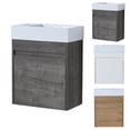 thumbnail image 5 of mteryoing 18" Modern Wall Mounted Bathroom Vanity With Sink Combo Space Saving Bathroom Accessories For Small Space, 5 of 9