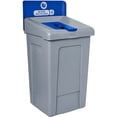 thumbnail image 6 of 33 Gallon Recycling Station Bin, Modular Waste Container with Lid, Billboard Sign & Label Kit, Commercial Recycling System, Mixed, 6 of 7