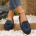 thumbnail image 3 of Women's Slip On Loafers, Soft Round Toe Flat Anti Slip Casual Walking Daily Wear Shoes, 3 of 5
