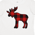 thumbnail image 4 of Inktastic Moose Silhouette Plaid Boys or Girls Toddler T-Shirt, 4 of 5
