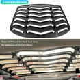 thumbnail image 3 of Rear Window Louver for Hyundai Genesis Coupe 2010-2016 Windshield Cover ABS, 3 of 10