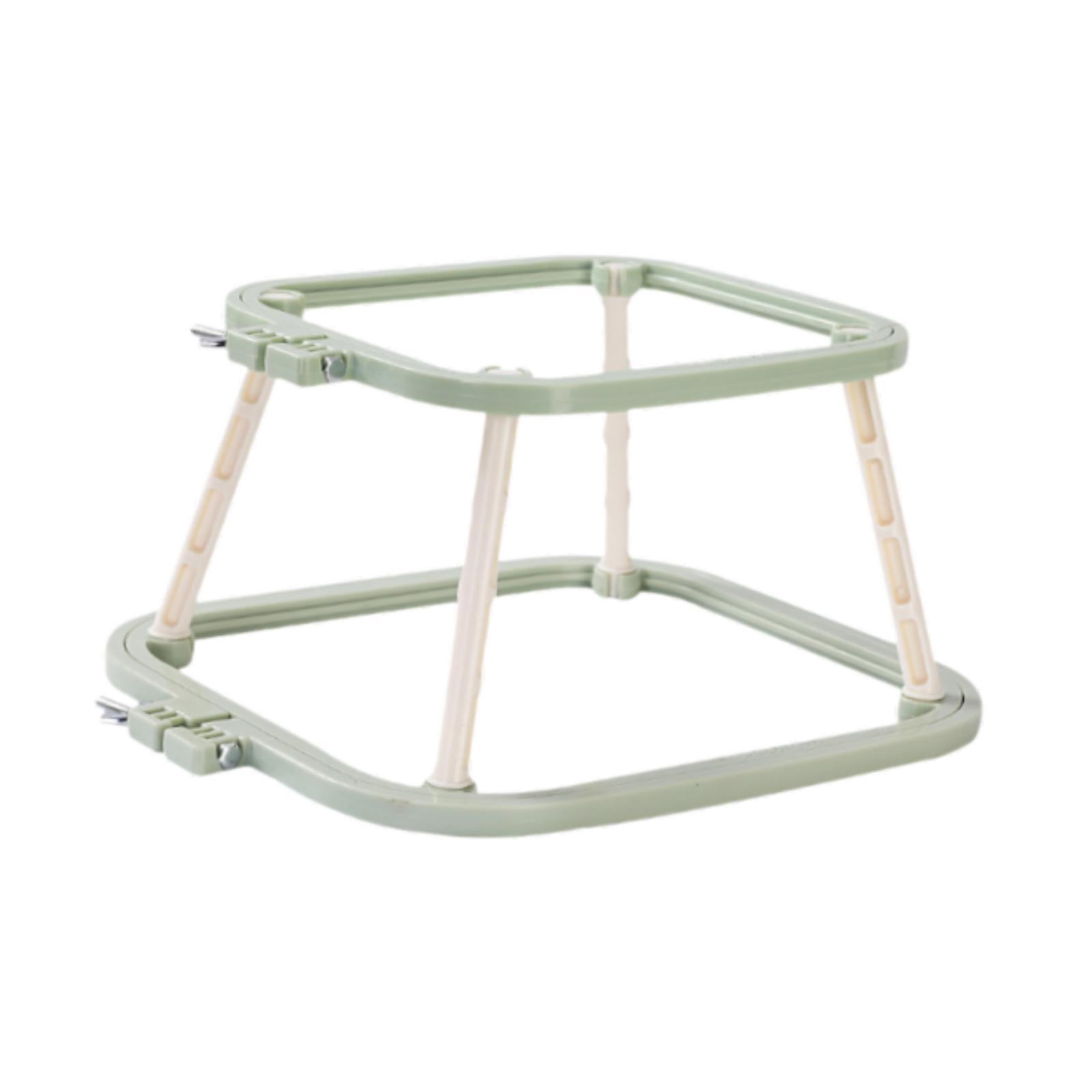 Abbraccia Embroidery Hoop Cross Stitch Rack for Adults Versatile Cross Stitch Hoop Embroidery Frame Holder Stand for Crafts Accessories Green