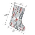 thumbnail image 5 of 3 Pcs Christmas Stockings,Gray Christmas Gnome Village Pattern Stockings Christmas,14.8'' Xmas Stockings,Christmas Party Favors,Christmas Party Decorations,Christmas Stockings Personalized, 5 of 5