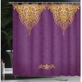 thumbnail image 4 of Ambesonne Purple Shower Curtain, Eastern Royal Palace, 69"Wx84"L, Purple Yellow, 4 of 5
