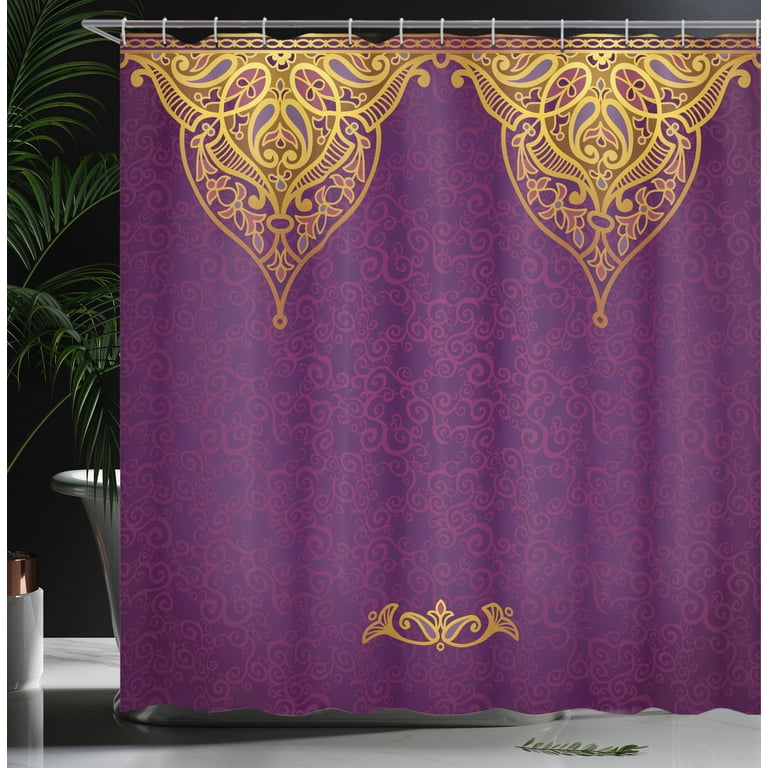 Royal purple 2024 shower curtain