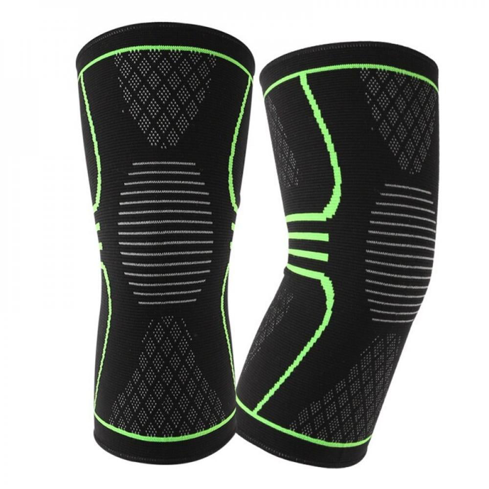 1 Pair Light and Thin Warmer Sports Elastic Knee Pads Air Condition Room Bicycle Riding Yoga Kneecap Protector Unisex Knee Brace Support Sleeves 