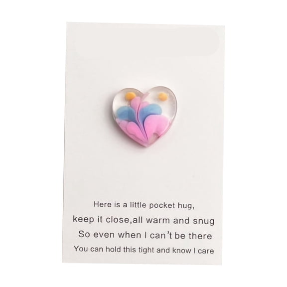 Cute Pocket Hug Cards With Colorful Pull Flowers And Heart Shaped Charms Mini Encouragement Greeting Cards For Friends Family And Coworkers Perfect For Birthday Get Well
