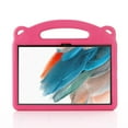 thumbnail image 2 of SaniMore for Samsung Galaxy Tab A8 (SM-X200/X205) Lightweight Kids Case, EVA Foam Case with Holder & Foldable Panda Kickstand Shockproof Protective Case for Boys Girls, Rose, 2 of 8