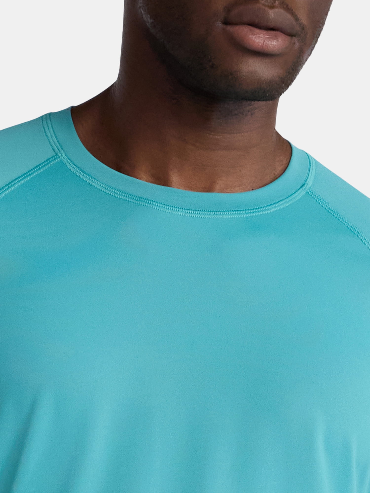George Men's & Big Men's Short Sleeve Sun Shirt with UPF50+, Sizes S-3XL