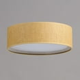 thumbnail image 5 of Maxim Prime 16" Wide Coastal Modern Grass Cloth Drum LED Ceiling Light, 5 of 5