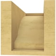 thumbnail image 4 of 5"W x 10"D x 5"H Wide Moab Rough Cedar Woodgrain TimberThane Corbel, Primed Tan, 4 of 6