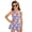 Cartoon Easter Bunny & Egg Pattern, variant on Uourmeti Tropical Plumeria Floral Print Skirted One-Piece Swimsuit for Girls - Quick Dry, Stretchy Swim Dress for Beach & Pool Vacations