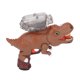 thumbnail image 3 of Juguete de tiro con pelota suave para niños, juguete con forma de dinosaurio, 5000 Uds., juego de disparos con bolas secas, con gafas, color marrón, 3 of 5