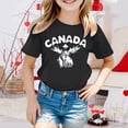 thumbnail image 2 of MEZZALL T-Shirt à Manches Courtes pour Filles, Col Rond, Été, Coupe Décontractée, Basique, Noir, 10-11 Ans, 2 of 4