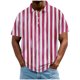 thumbnail image 2 of Blusa y camisa de manga corta con cuello vuelto para hombre, informal, de moda, de color liso, con botones, solapa y hebilla de gancho, camiseta de manga corta de poliéster para hombre., 2 of 5