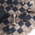 thumbnail image 2 of Juego de ajedrez Marble Range Oceanic & Black de 38 cm con caja de almacenamiento, 2 of 7