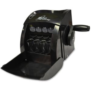 - Royal Sovereign Manual Hand Crank 1 Row Coin Sorter - QS1-Manual Coin Sorter-1 Row Sort-Energy Efficient-200 Coin Hopper-Accurate COINS PER MIN 400 COIN HOPPER