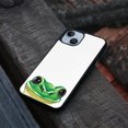 thumbnail image 4 of FINCIBO Soft Rubber Protector Cover Case for Apple iPhone 14 6.1" 2022, Green Frog, 4 of 5