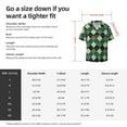 thumbnail image 7 of Daiia Green Squares Men's Linen Shirts Short Sleeve Casual Shirts Button Down Shirt for Men Beach Summer Wedding Shirt-Large, 7 of 7