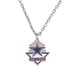 thumbnail image 3 of Collar con colgante deportivo triangular con el logotipo del equipo de fútbol y joyas de equipo con gotas de aceite, 3 of 6