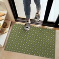thumbnail image 2 of Green White Checkerboard Green Pattern Indoor Door Mat 20”x32", Washable Non-Slip Decorative Rug for Entrance, Kitchen, Bathroom, 2 of 6