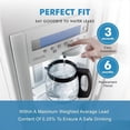 thumbnail image 4 of Filtro de Agua para Refrigerador Compatible con W10413645A, EDR2RXD1. Cartucho de Repuesto Compatible con Varios Modelos. Fácil Instalación., 4 of 5