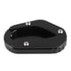 thumbnail image 4 of Soporte lateral para motocicleta, almohadilla de ampliación, extensión de soporte para TRIUMPH Bonneville T100/T120, color negro, 4 of 12