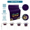 thumbnail image 7 of Table Runner Dresser Scarves 72 Inch Long, Carnival Mardi Gras Celebraion Linen Dining Table Runners Mask on Purple Diamond Checker Tabletop Scarf for Wedding Holiday Party Kitchen, 7 of 7