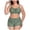 a49-AG, variant on KPOPLK Bikini Sets for Women Halter Dual Straps Whip Stitch Floral Print Bathing Suit Triangle 2 Pieces Bikini Swimsuits(L,Blue)