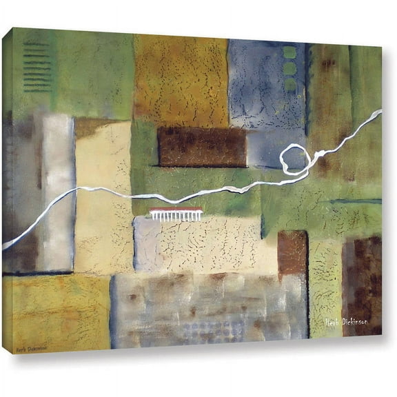 ArtWall Herb Dickinson "Weaving" Gallery-wrapped Canvas