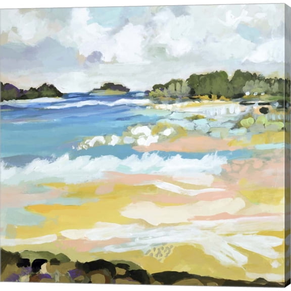 Great Art Now Surfscape IX by Karen Fields, Canvas Wall Art, 24W x 24H