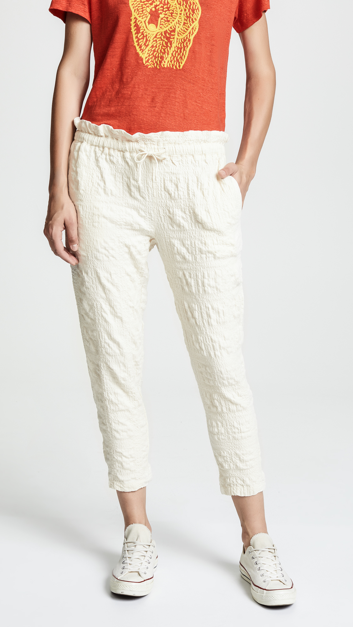 Hatch IVORY Maternity The Paperbag Pant 