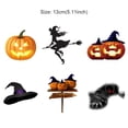 thumbnail image 4 of stanreset Halloween Car Sticker Self Adhesive Automobile Exterior Decal Decoration Holiday Decorative Window Photography Prop Type 2, 4 of 6